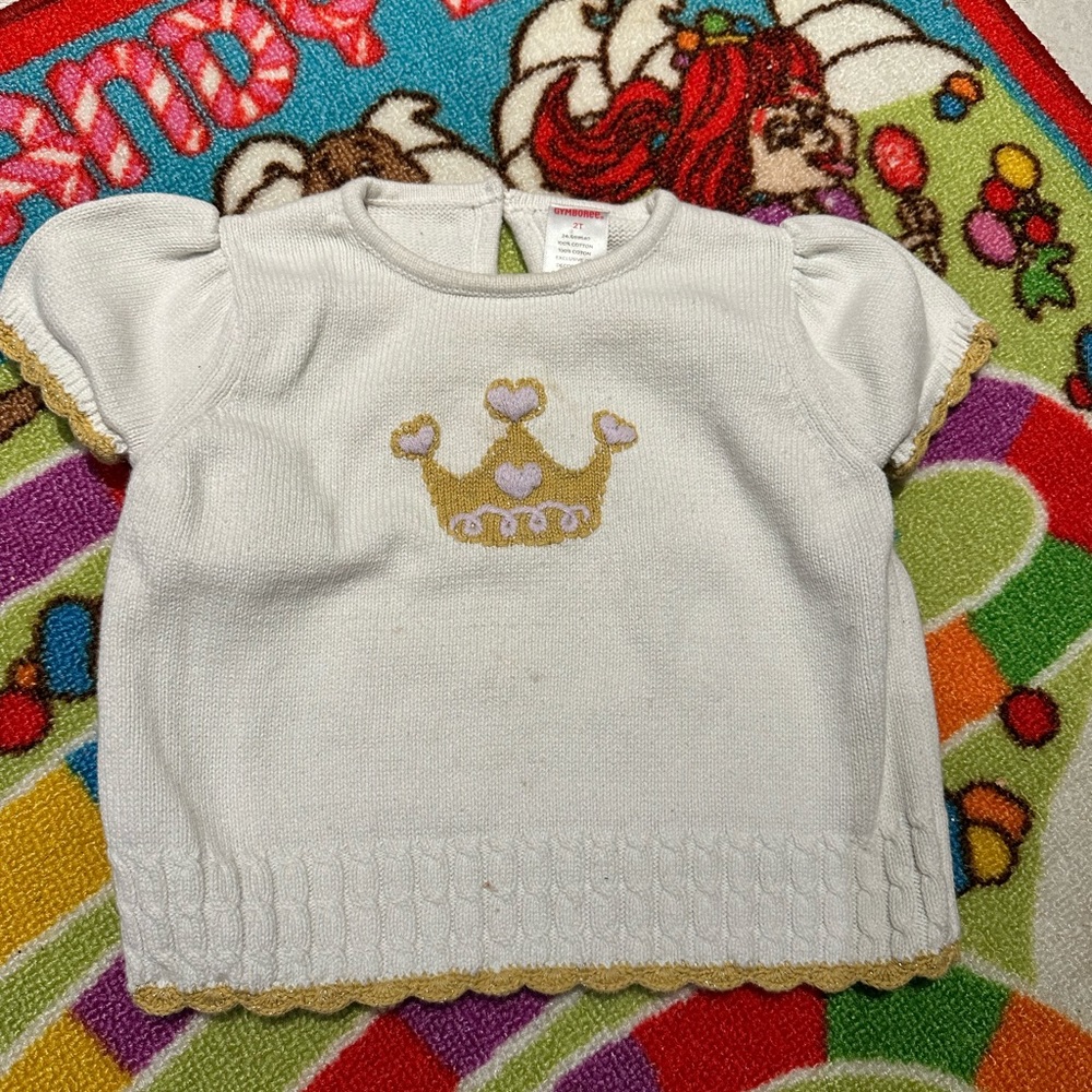 Gymboree girls 👧 vintage sweater tee.